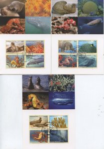 UNITED NATIONS 2008 ENDANGERED SPECIES MAXIMUM CARDS SET 95/97 FIRST DAY CANCEL