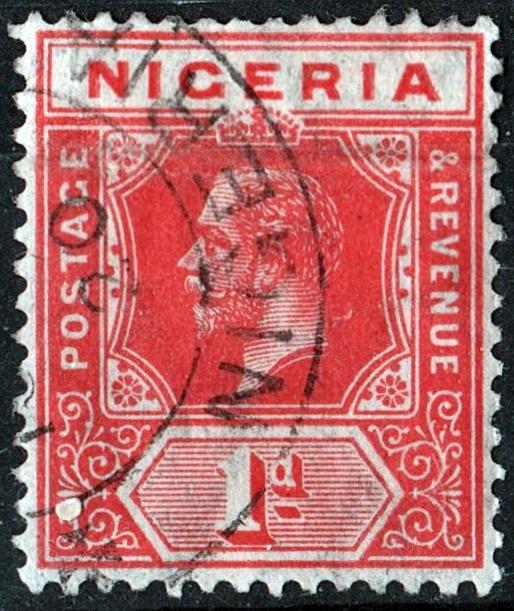 Nigeria SC# 2 King George V (1914) Used