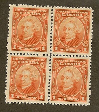 Canada #141 Block of 4 MNH /