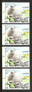 ALAND FINLAND FEB 2001 ATM FRAMA Set 4 FARM ANIMALS SHEEP NEW VALUES MNH SCARCE