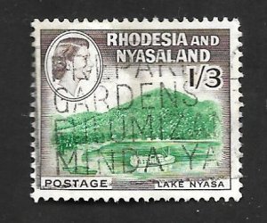 Rhodesia & Nyasaland 1959 - U - Scott #166