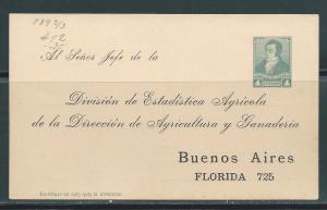 Argentina Postal Stationery Postcard H&G #11 SPECIMEN Mint