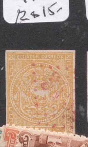 Ecuador SC 3 Red Diamond Dots Cancel Copy 5 VFU (2dft)