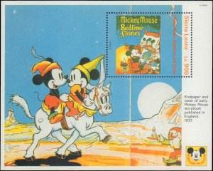 Sierre Leone #1568-1583, Complete Set(16), 1992, Disney, Never Hinged