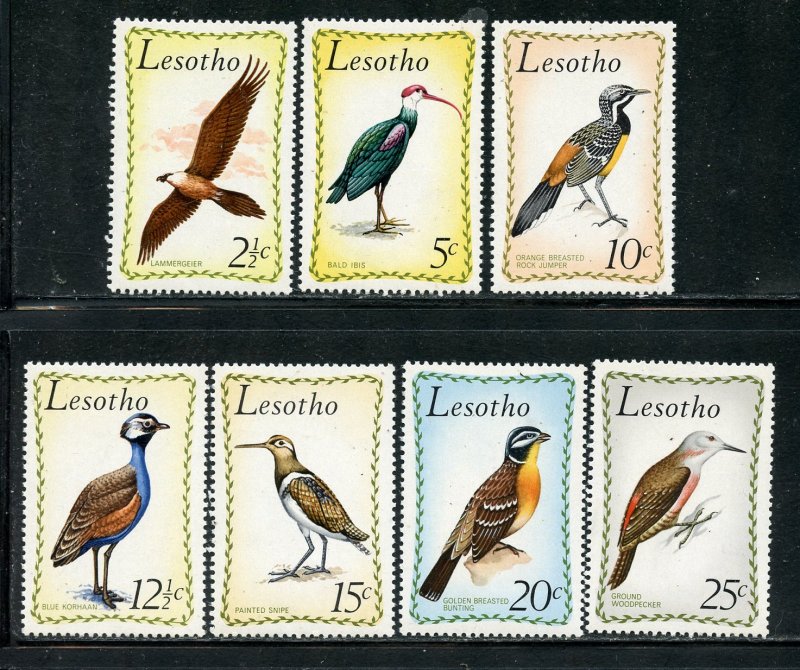 Lesotho # 105-111, Mint Never Hinge. CV $ 29.50