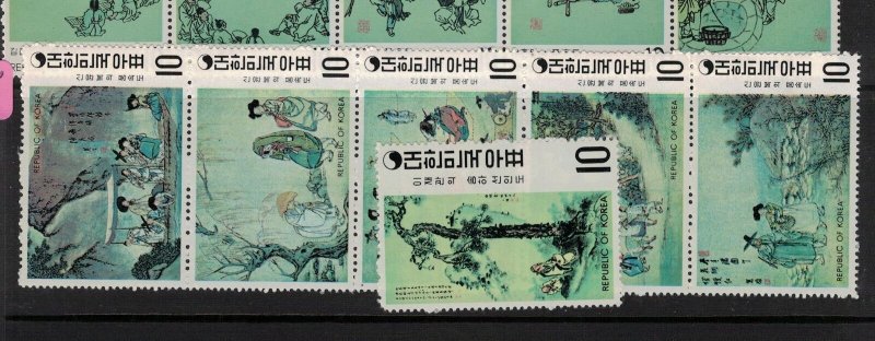 Korea SC 785a-b MNH (5ebs) 