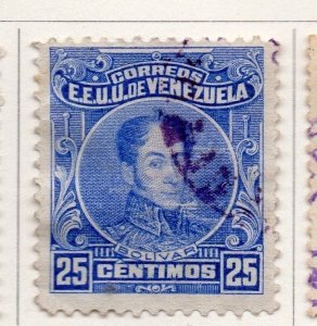 Venezuela 1915-23 Early Issue Fine Used 25c. 111402