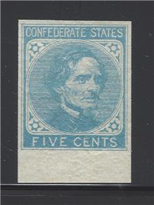 1862 CSA - Scott# 6 - MNH OG - Fine++ - (BV20)