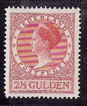 Netherlands-Sc#162,163- id7-unused light hinged 2&1/2g,5g Queen Wilhelmina-S/H r