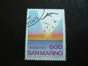 Stamps - San Marino - Scott# 1088 - Used Set of 1 Stamp