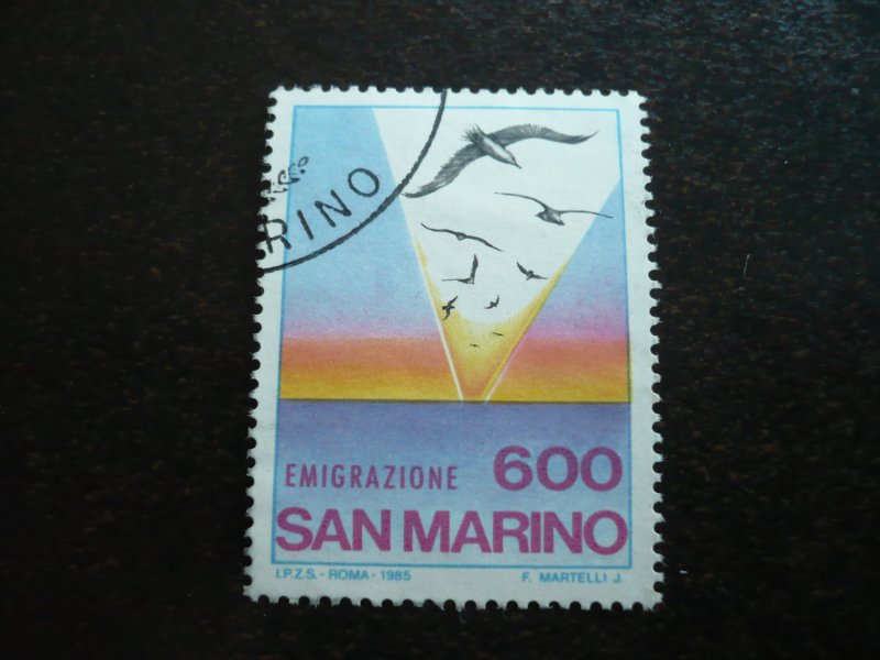 Stamps - San Marino - Scott# 1088 - Used Set of 1 Stamp