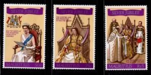 MAURITIUS Scott 433-435 MNH** QE2 set CV $1.60