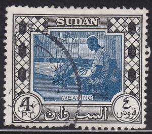 Sudan 108 Hinged 1951 Weaving