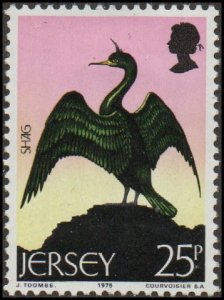 Jersey 132 - Mint-H - 25p Shag (1975) (cv $1.10)