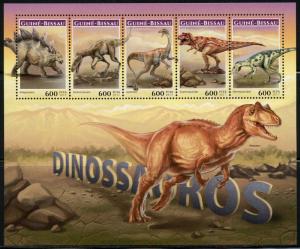 GUINEA BISSAU 2017 DINOSAURS  SHEET MINT NH