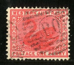 WESTERN AUSTRALIA 76 USED SCV $1.00 BIN $0.40 BIRDS