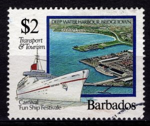 Barbados 1992 Transport and Tourism, $2 [Used]