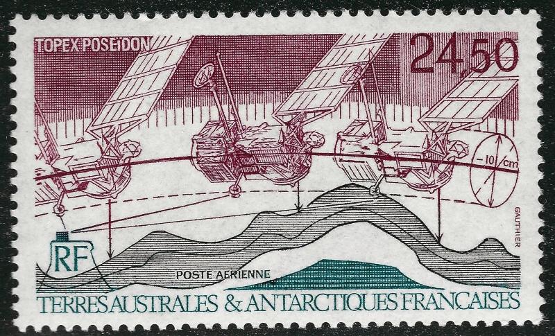 FSAT Antarctica Satellite Poseidon Air Post issue (Sc C122) VF MNH Cat $11.00