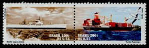 Brazil 2831 MNH Merchant Ships, Birds