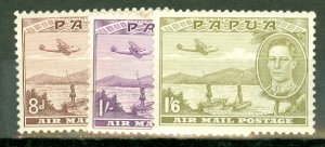 IW: Papua New Guinea C10-13 MNH, C14-5 mint CV $53; scan shows only a few