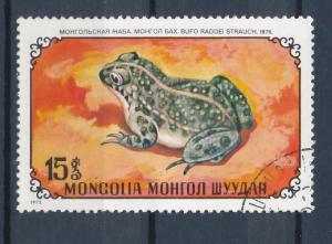 Mongolia 1972 Scott 677 used - 15m, Toad