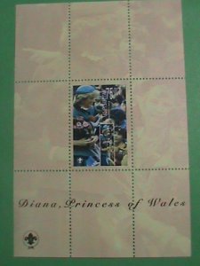 KYRGYSTAN STAMP-PRINCESS DIANA WITH FLOWERS-MINT-NH  S/S  SHEET