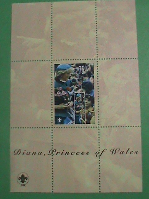 KYRGYSTAN STAMP-PRINCESS DIANA WITH FLOWERS-MINT-NH  S/S  SHEET