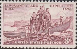 # 1063 MINT NEVER HINGED ( MNH ) LEWIS AND CLARK EXPEDITION    