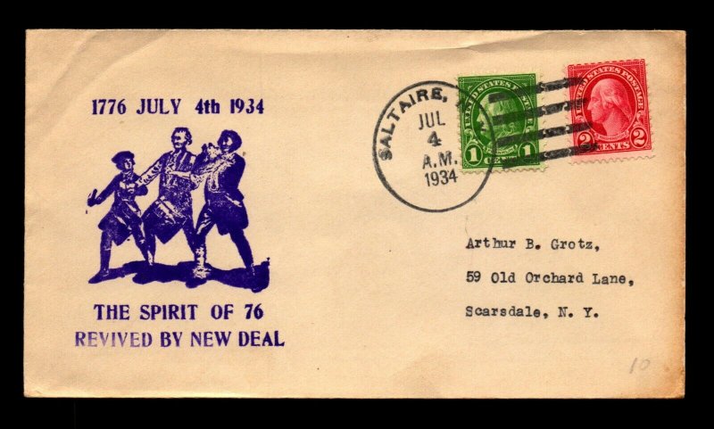 1934 Spirit of 76 Revived by New Deal Cover - N410