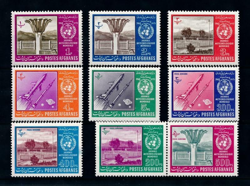 [97179] Afghanistan 1963 Space Travel Weltraum Meteorology  MNH