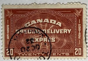 CANADA 1930 #E4 Special Delivery Stamp - Used