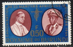 Burundi Sc #95 Used