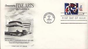 United States, First Day Cover, Art