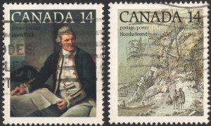 Canada SC#763-764 14¢ Bicentenary of Cook's Third Voyage Singles (1978)...