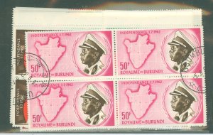 Burundi #25-33 Used Multiple