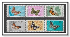 Upper Volta #244-249 Butterflies Set MNH