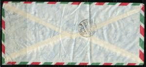 PORTUGAL 1948  COVER TO  NEW YORK GREAT FRANKING COVER WAS FOLDED 