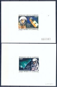 Cameroon 1981 Manned space flight Deluxe Proofs. VF and Rare