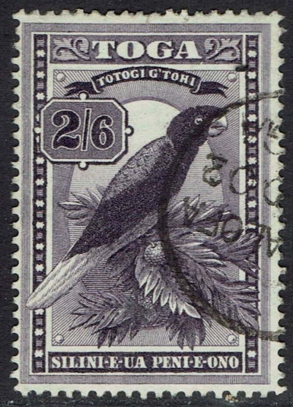 TONGA 1897 BIRD 2/6 WMK UPRIGHT USED