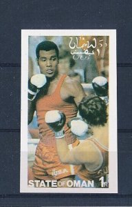 D160322 Olympics 1980 Moscow Boxing S/S MNH Proof State of Oman
