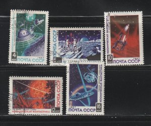 Russia 3382-3386 Set U Space (A)