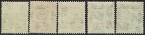 BRITISH HONDURAS 1932 KGV BELIZE RELIEF FUND OVERPRINTED SET
