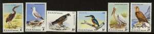 Greece 1313-8 MNH Birds, Heron, Falcon, Eagle