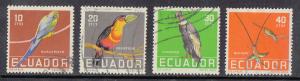 Ecuador Scott #634-637 Used