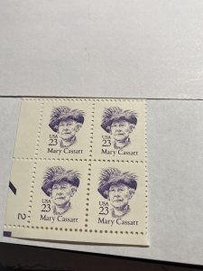 Scott 2181 Plate block from LL sheet 4 stamps plate # (2) M NH OG ach