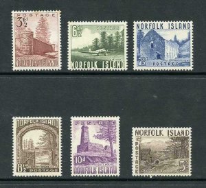 Norfolk Is SG13/8 set of 6 (3 1/2d tone spots) M/M Cat 38 Pounds 