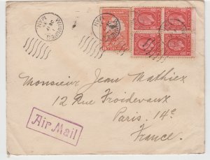 CANADA cover Winnipeg 17 Dec 1933 # E3 -Special Delivery to Paris - Cat. $120.00