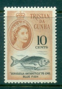 Tristan da Cunha 1961 QEII Pictorial Marine Life 10c MLH