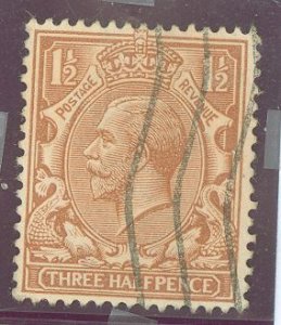 Great Britain #161b var Used Single