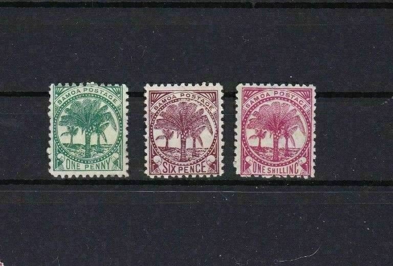 SAMOA  1886 - 1900  MOUNTED MINT STAMPS CAT £48 REF 6787